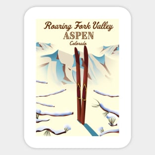 Roaring Fork Valley Aspen Colorado Sticker